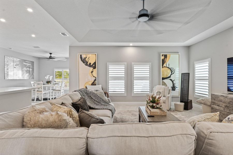 Furnished interior view inside a new home in Grande Hammock, Vero Beach (Image 30). Furnished interior view inside a new home in Grande Hammock, Vero Beach (Image 30).