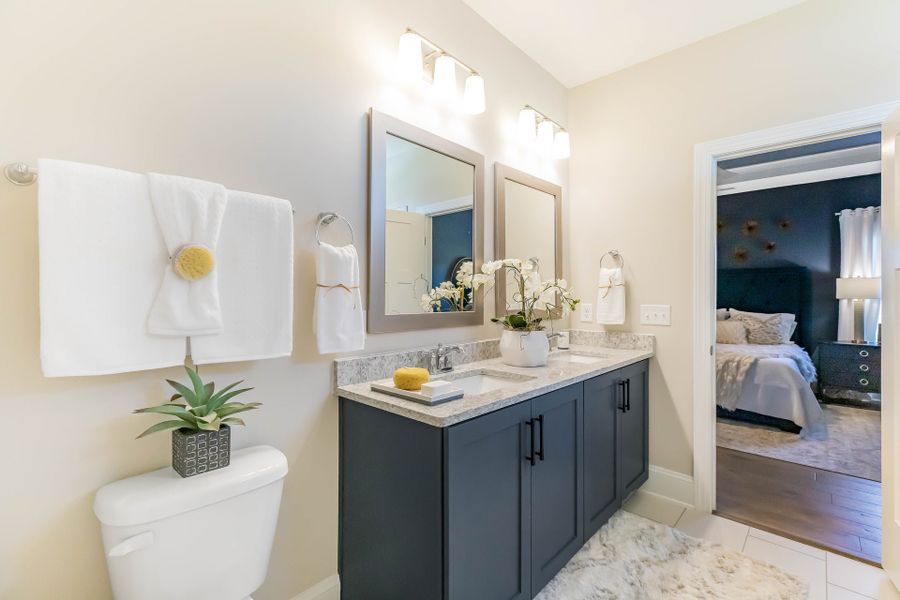Representative furnished interior of a home built from the Carver by Caviness & Cates Communities in Maggie Way, Wendell (Image 24).