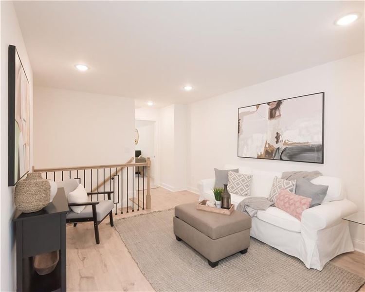 Furnished interior view inside a new home in , Snellville (Image 25).