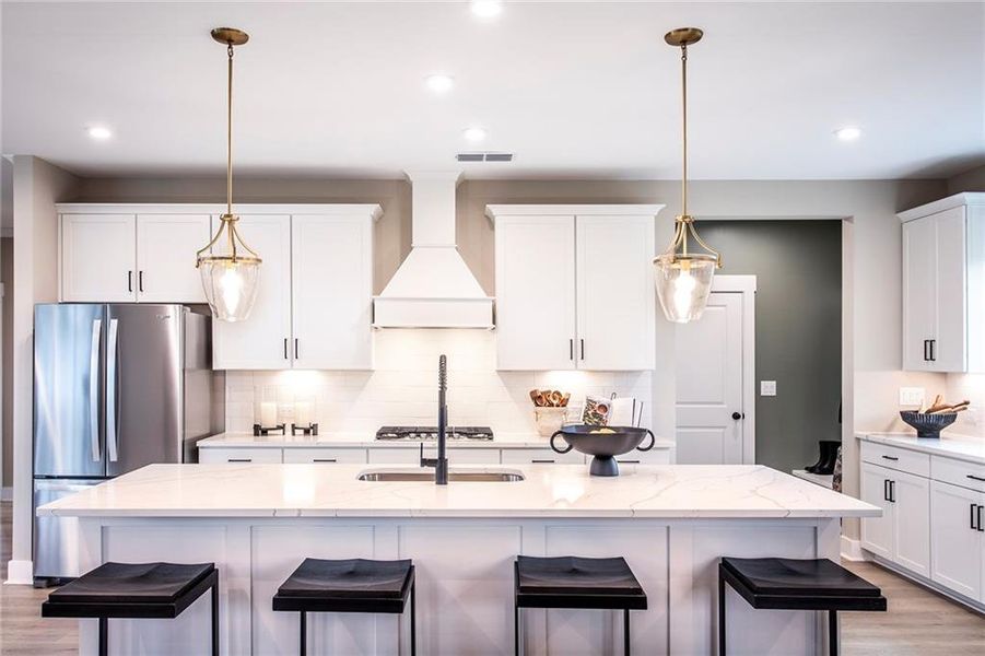Furnished interior view inside a new home in Hopewell Reserve, Cumming (Image 30).