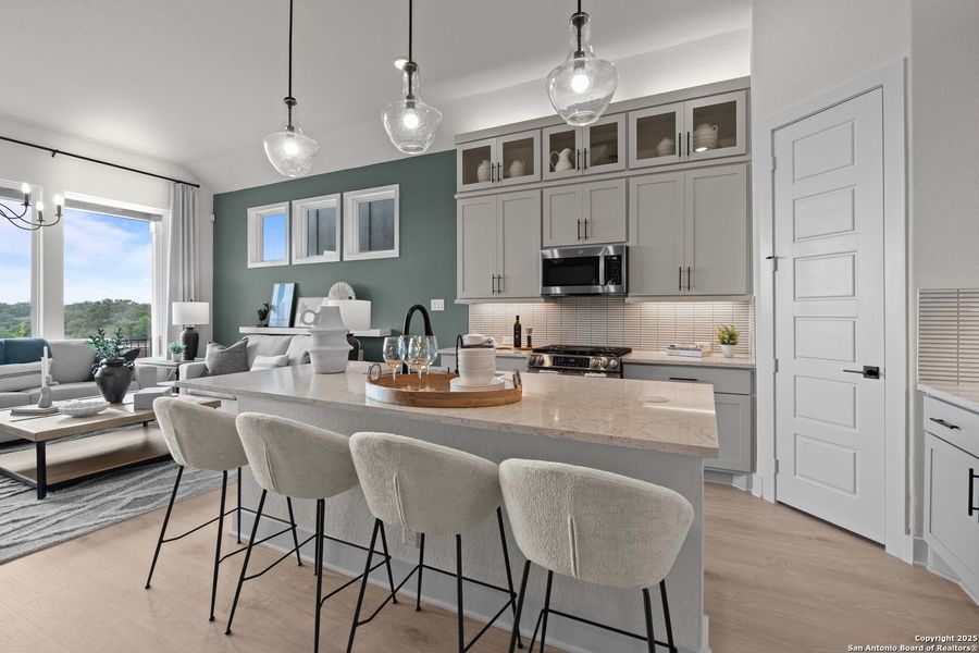 Furnished interior view inside a new home in Prominence – Now Selling, San Antonio (Image 28).