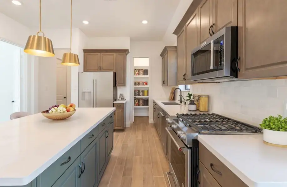 Furnished interior view inside a new home in , Katy (Image 6).