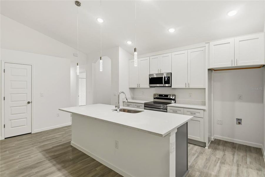 Furnished interior view inside a new home in , Kissimmee (Image 5).