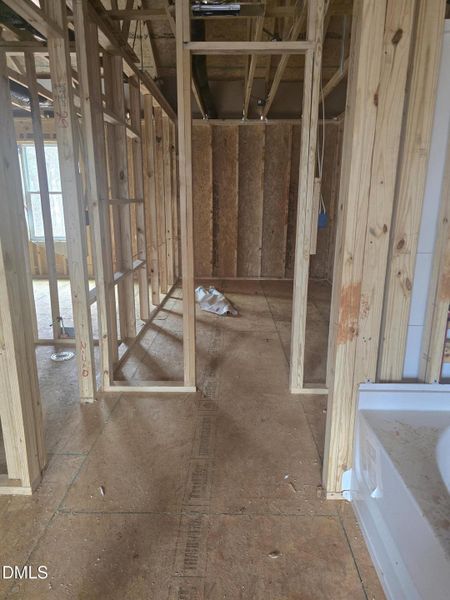 Looking into Walk in closet