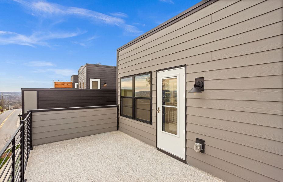 Exterior details and patio area of a home in Skyline, Nashville (Image 1). Exterior details and patio area of a home in Skyline, Nashville (Image 1).