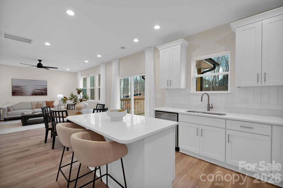 Furnished interior view inside a new home in , Mooresville (Image 14).