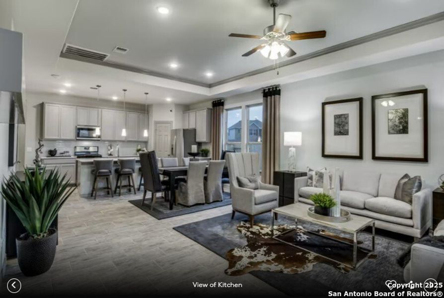 Furnished interior view inside a new home in , San Marcos (Image 7).