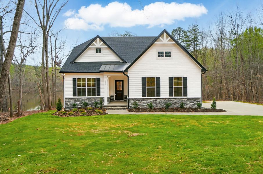 Representative exterior photo of a completed home built from the Tillery by Caruso Homes in Blue Run, Raleigh, NC (Image 34). Representative exterior photo of a completed home built from the Tillery by Caruso Homes in Blue Run, Raleigh, NC (Image 34).