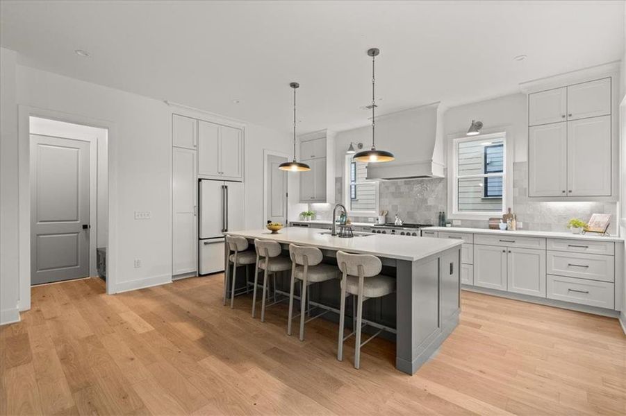 Furnished interior view inside a new home in , Atlanta (Image 21).