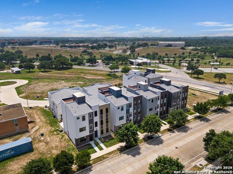 Front exterior of a new home in , San Antonio, TX, highlighting curb appeal (Image 24).