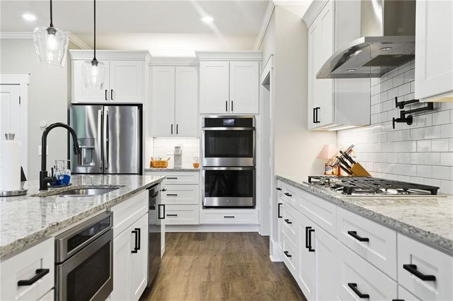 Furnished interior view inside a new home in , Canton (Image 18).