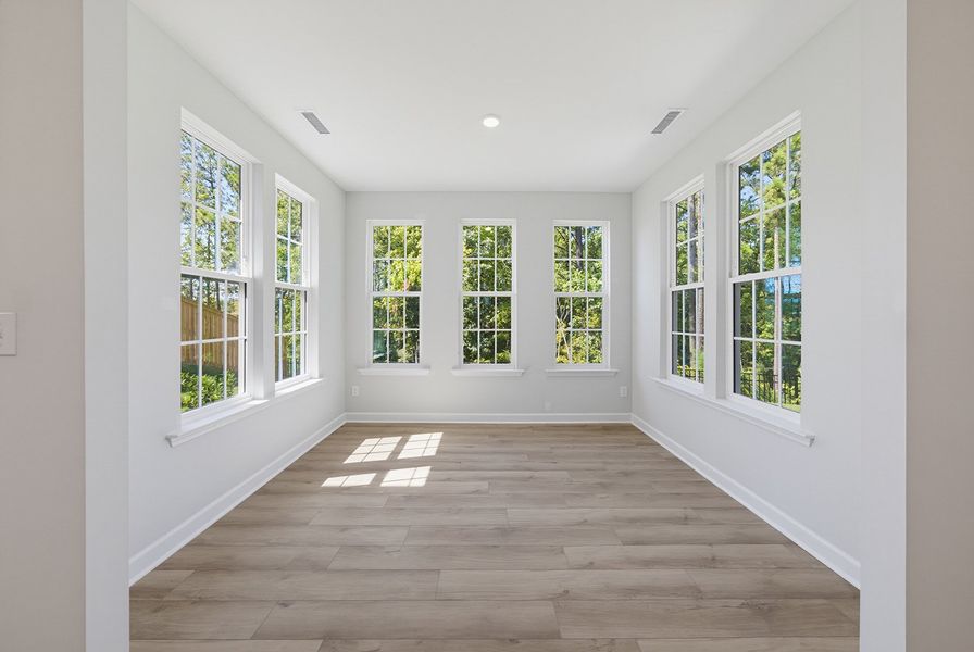 Spacious, unfurnished interior of a new home in Sweetbrier, Durham (Image 21).