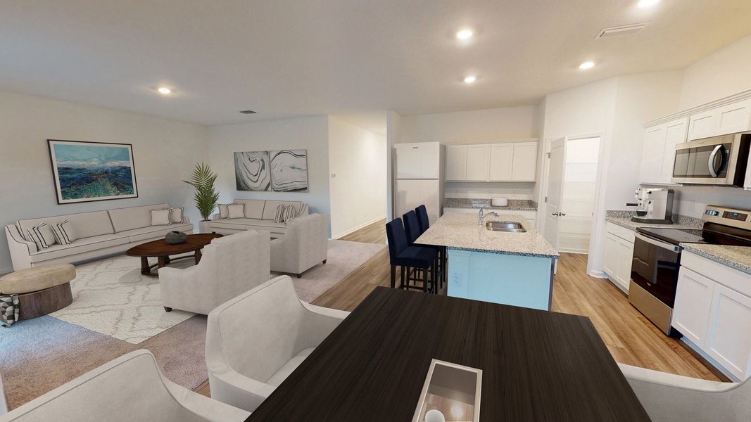 Representative furnished interior of a home built from the Orion by Starlight Homes in Vista Walk, Dade City (Image 4).