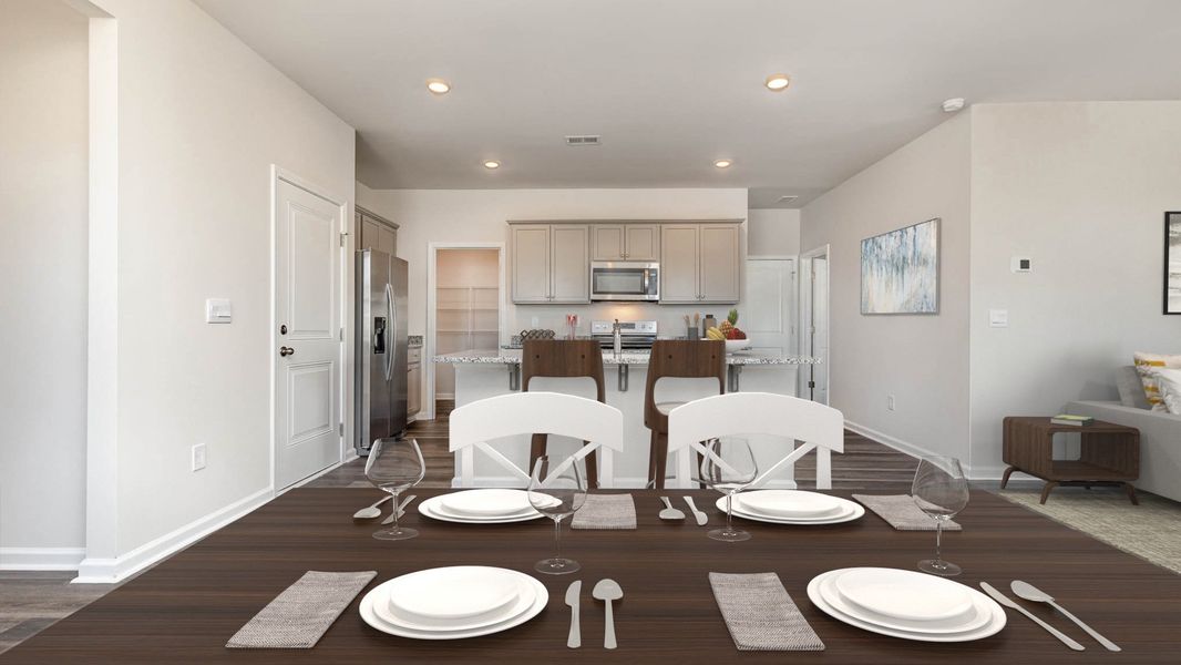 Furnished interior view inside a new home in Sandridge Park, Little River (Image 5).