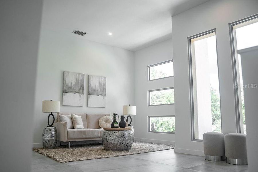 Furnished interior view inside a new home in , Sarasota (Image 26).