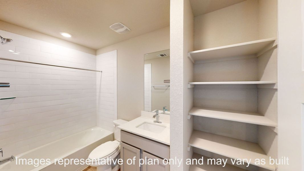 Furnished interior view inside a new home in Turnbo Ranch, Killeen (Image 9).