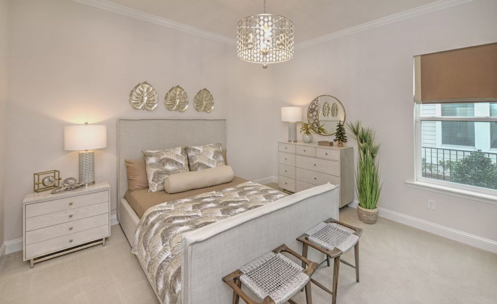 Furnished interior view inside a new home in Seven Pines, Jacksonville (Image 26).