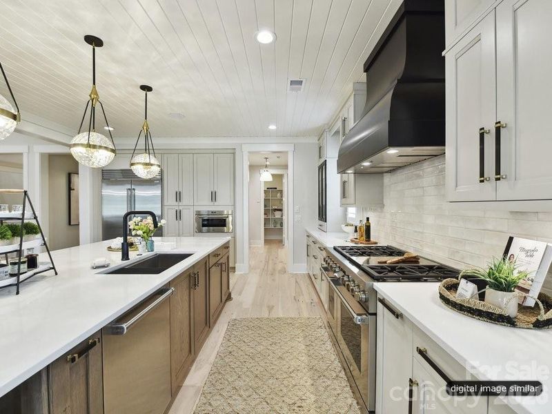 Furnished interior view inside a new home in , Charlotte (Image 22).