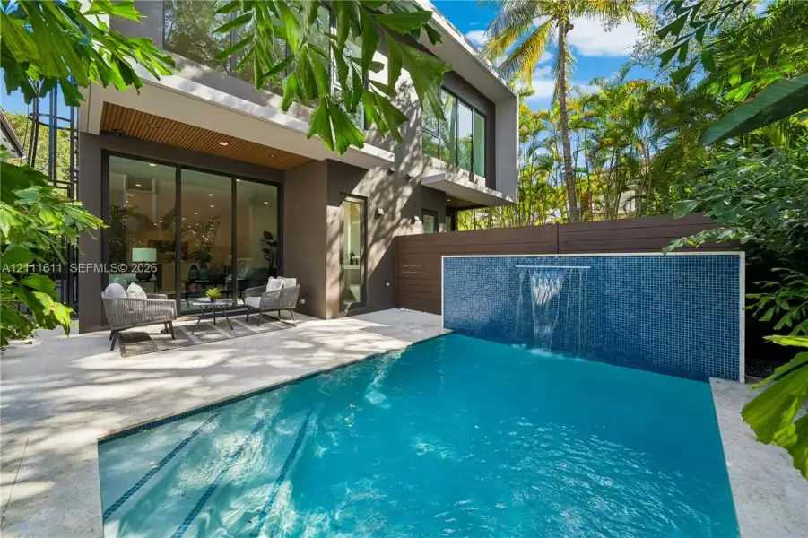 Exterior details and patio area of a home in , Miami (Image 24). Exterior details and patio area of a home in , Miami (Image 24).