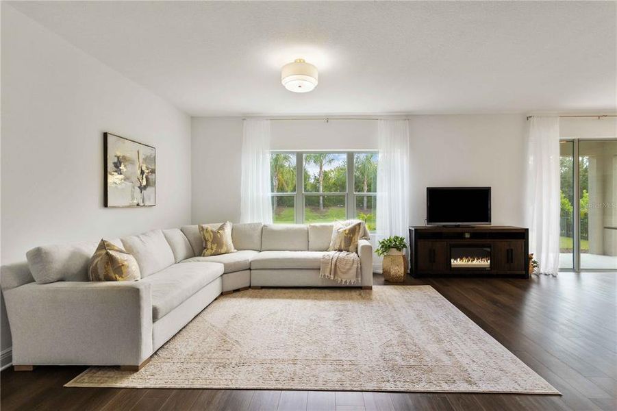 Furnished interior view inside a new home in , Sarasota (Image 12).