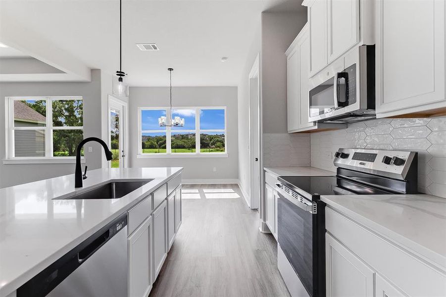 Furnished interior view inside a new home in , Marble Falls (Image 5).