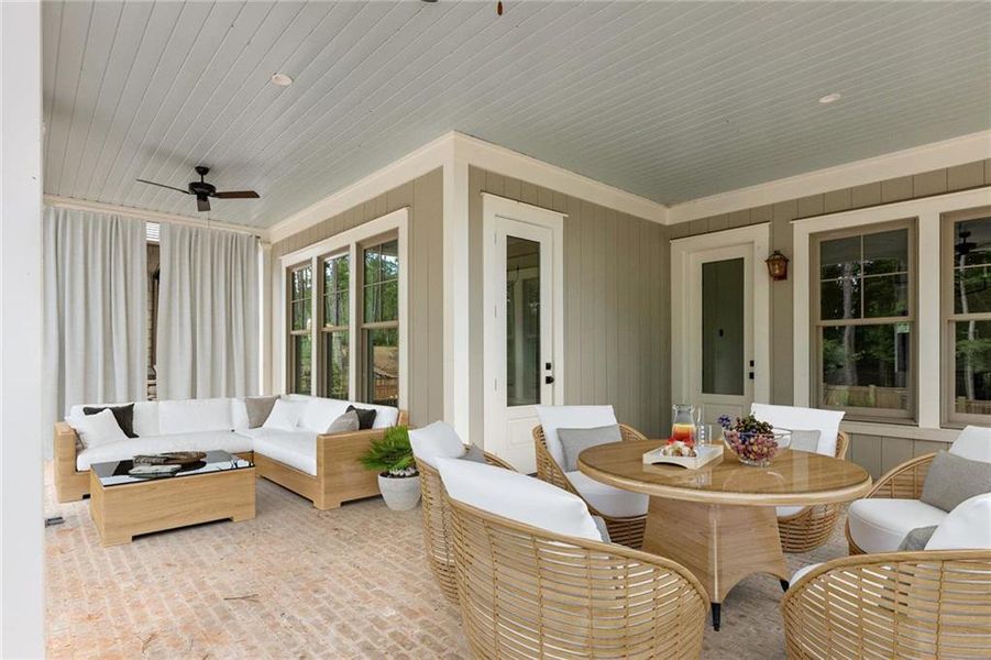 Exterior details and patio area of a home in , Chattahoochee Hills (Image 3).