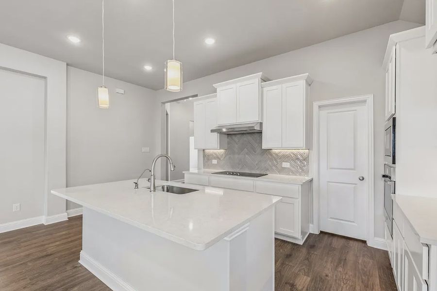 Furnished interior view inside a new home in Summer Crest, Fort Worth (Image 7).