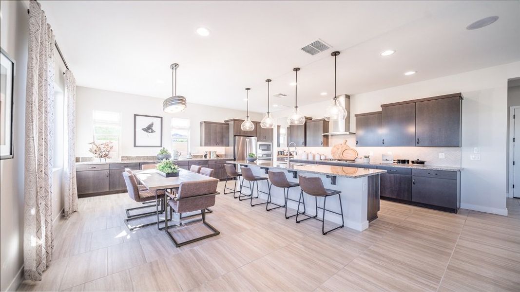 Furnished interior view inside a new home in Estrella, Goodyear (Image 16).