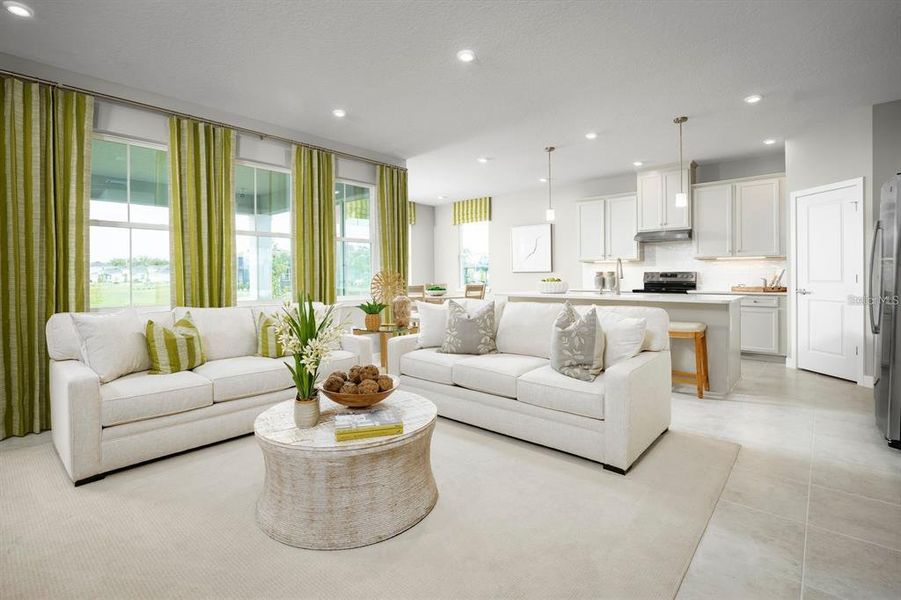 Furnished interior view inside a new home in Brighton, Venice (Image 8).