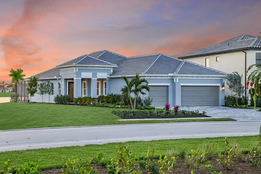 Representative exterior photo of a completed home built from the White Star by Neal Communities in SkySail, Naples, FL (Image 21).