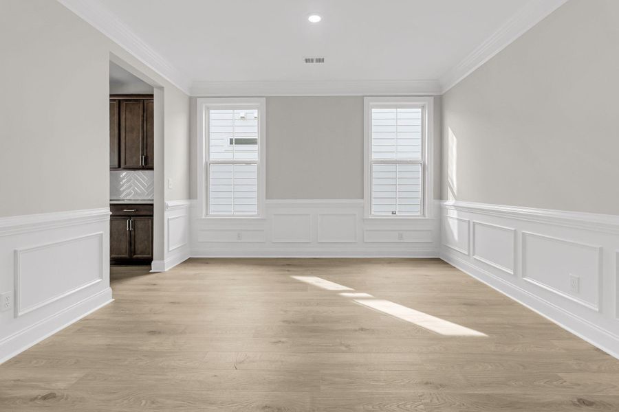 Spacious, unfurnished interior of a new home in Tidewater at Lakes of Cane Bay, Summerville (Image 38). Spacious, unfurnished interior of a new home in Tidewater at Lakes of Cane Bay, Summerville (Image 38).