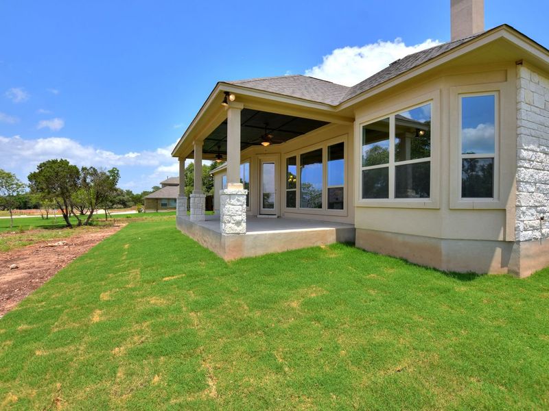 Representative exterior details of a home built from the Siena II by Giddens Homes in Clearwater Ranch, Liberty Hill (Image 62).