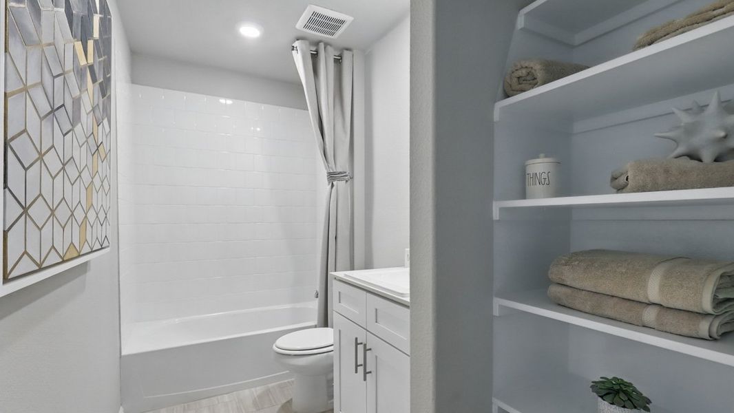 Representative furnished interior of a home built from the elgin by D.R. Horton in Townes Landing, Fort Worth (Image 33). Representative furnished interior of a home built from the elgin by D.R. Horton in Townes Landing, Fort Worth (Image 33).