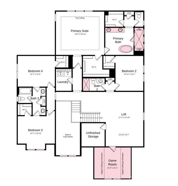 Additional highlights include: dual tankless water heaters, windows at formal dining room, screened outdoor living, freestanding tub with separate spa shower, game room, metal roof in lieu of shingles, tray ceiling at great room and primary suite. Additional highlights include: dual tankless water heaters, windows at formal dining room, screened outdoor living, freestanding tub with separate spa shower, game room, metal roof in lieu of shingles, tray ceiling at great room and primary suite.