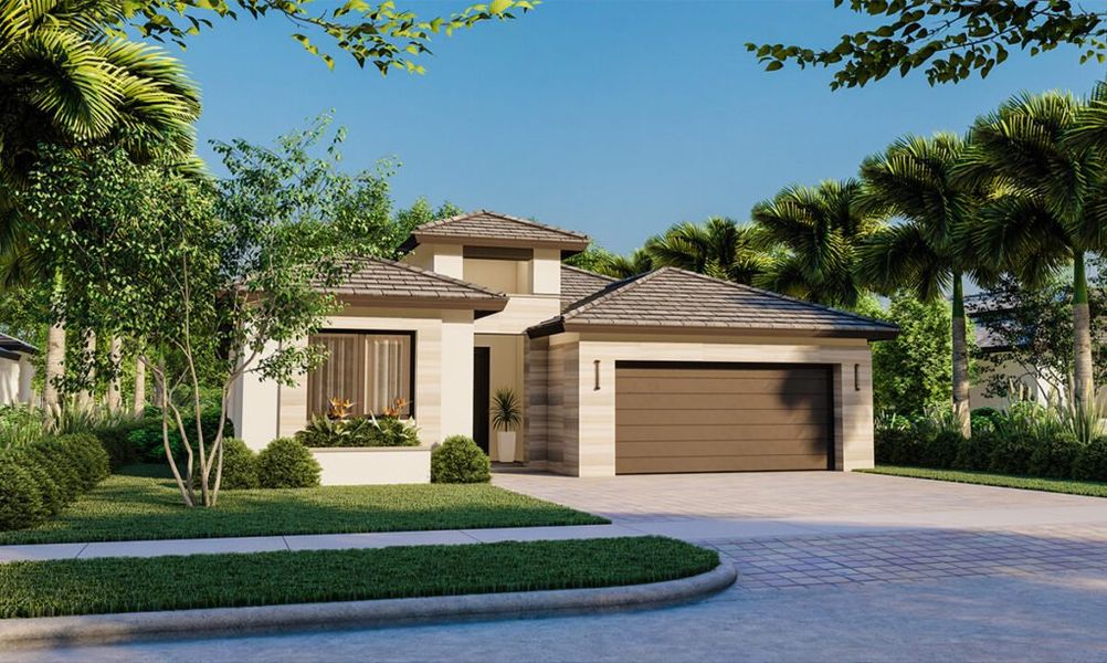 Front exterior of a home in the Maple Ridge community, located in Ave Maria, FL (Image 13). Front exterior of a home in the Maple Ridge community, located in Ave Maria, FL (Image 13).