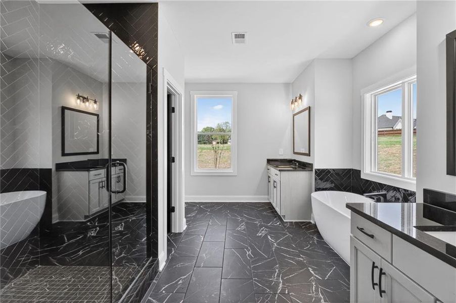 Furnished interior view inside a new home in The Meadows at Lake Circle, Buchanan (Image 12).