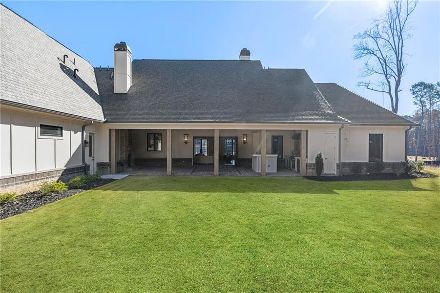 Exterior details and patio area of a home in , Alpharetta (Image 31).