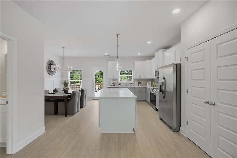 Furnished interior view inside a new home in , Mableton (Image 10).