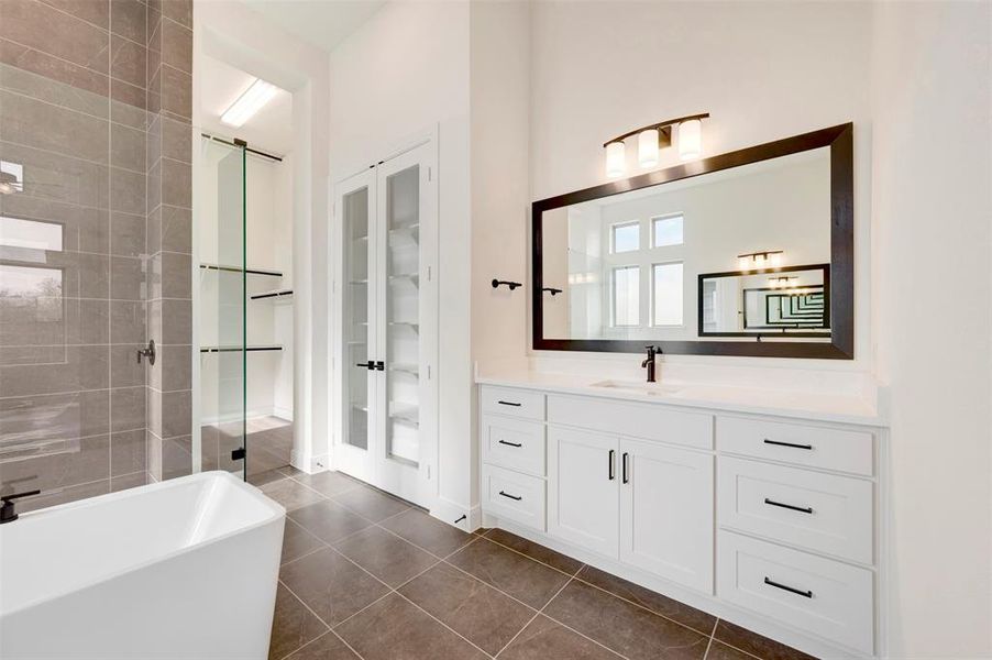 Furnished interior view inside a new home in Northshore at Lakewood Village - Estate Series, Lakewood Village (Image 10).