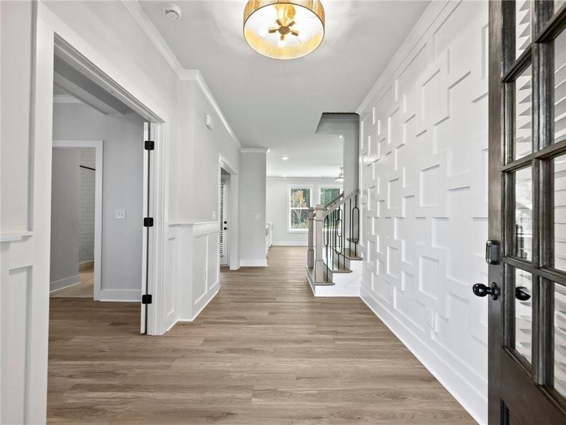 Furnished interior view inside a new home in , Buford (Image 5). Furnished interior view inside a new home in , Buford (Image 5).