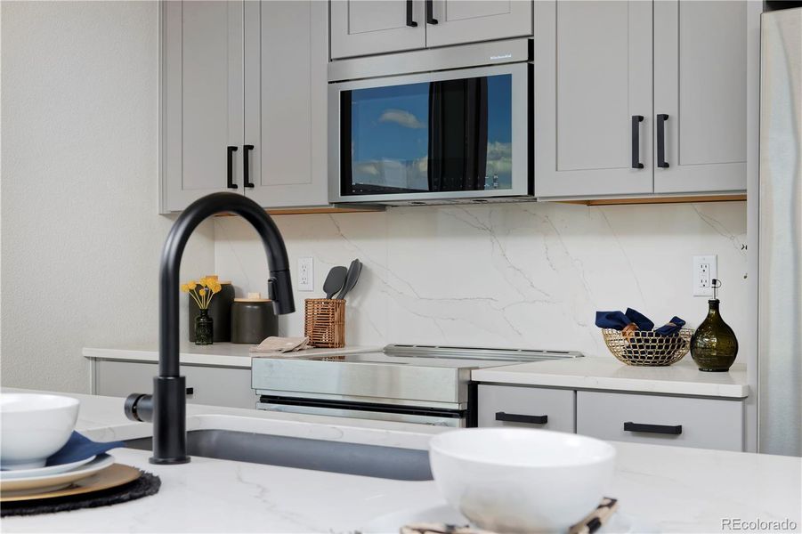 Close-up of interior finishes inside a home in , Lone Tree (Image 16).