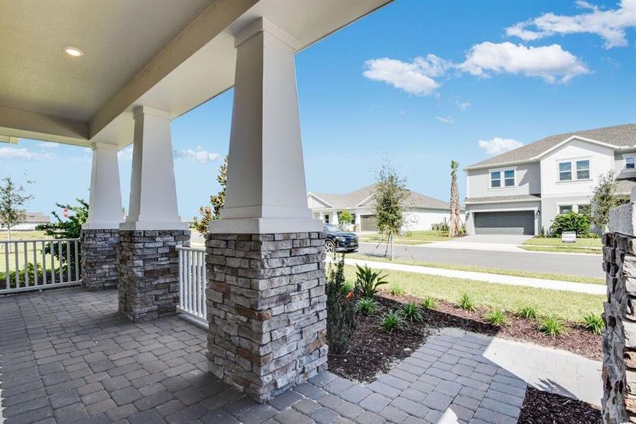 Exterior details and patio area of a home in Ardisia Park, New Smyrna Beach (Image 2). Exterior details and patio area of a home in Ardisia Park, New Smyrna Beach (Image 2).