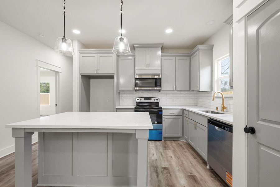 Furnished interior view inside a new home in , Bryan (Image 6). Furnished interior view inside a new home in , Bryan (Image 6).