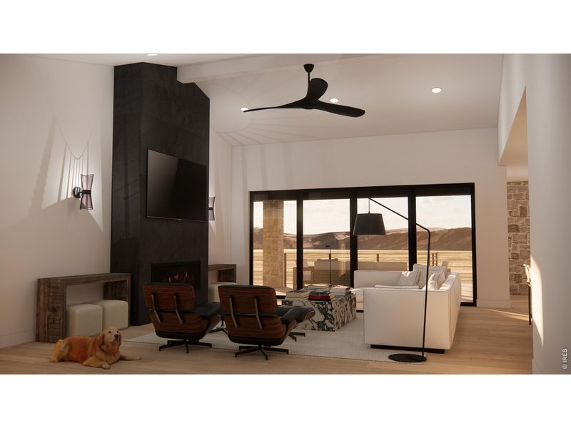 Furnished interior view inside a new home in , Timnath (Image 4).
