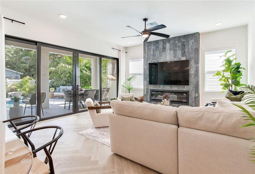 Furnished interior view inside a new home in , Gulfport (Image 29).
