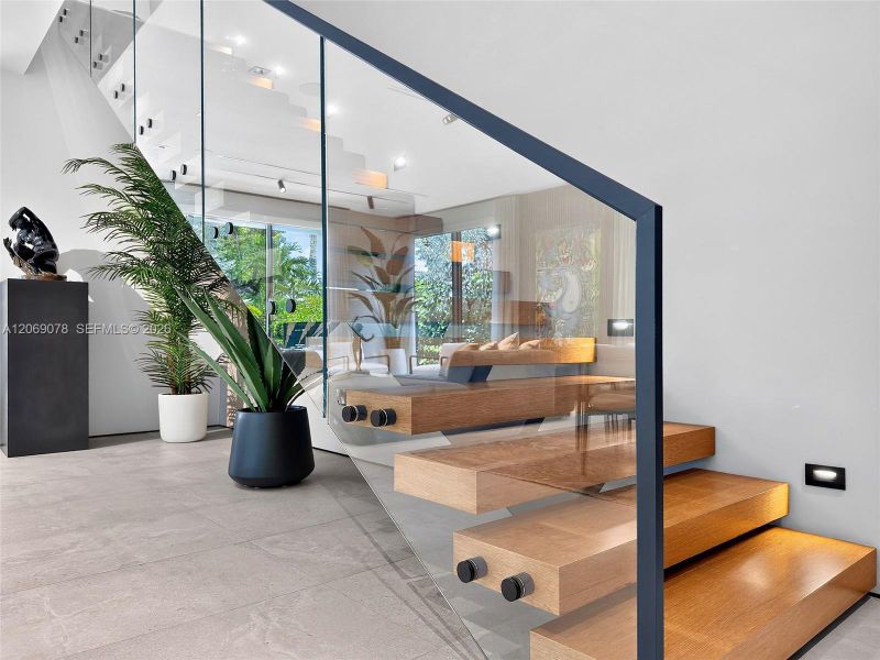 Furnished interior view inside a new home in , Miami (Image 14).