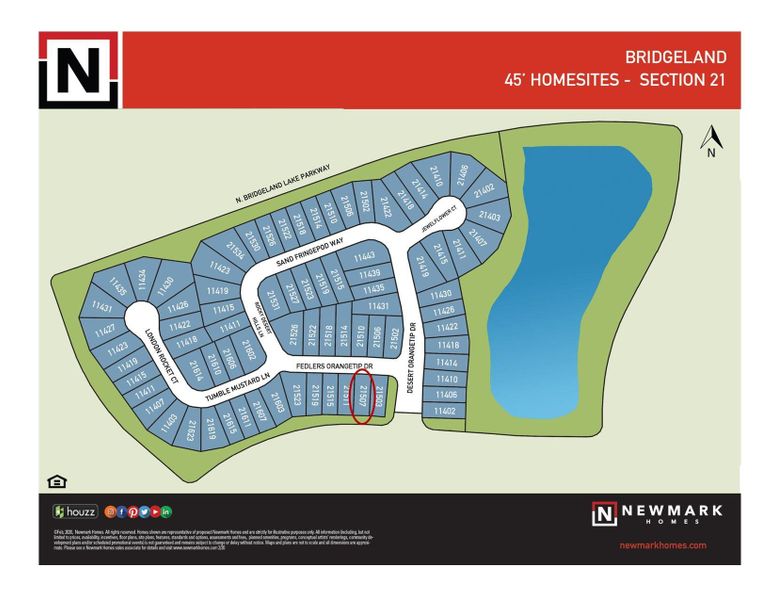 Exclusive section by NEWMARK HOMEs