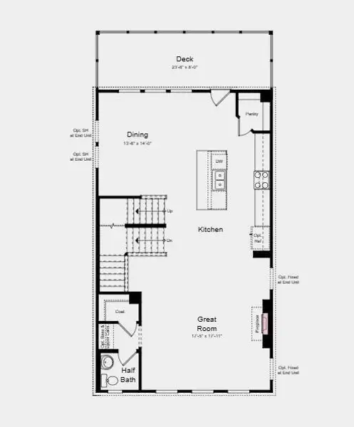 2D floor plan layout of this home in Dreycott, Lawrenceville, GA (Image 3).