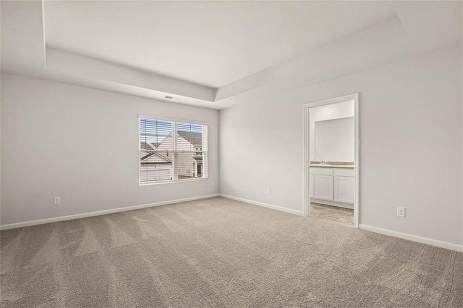 Spacious, unfurnished interior of a new home in Poplar Preserve, Newnan (Image 16).