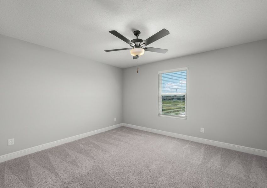 The secondary bedroom of the Myrtle plan. The secondary bedroom of the Myrtle plan.